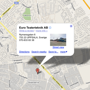 Euro Teaterteknik adress